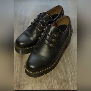 Dr. Martens Black Leather Oxfords